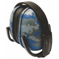 239 Blue Digital Camo Foldable Ear Muff with Adjustable Band